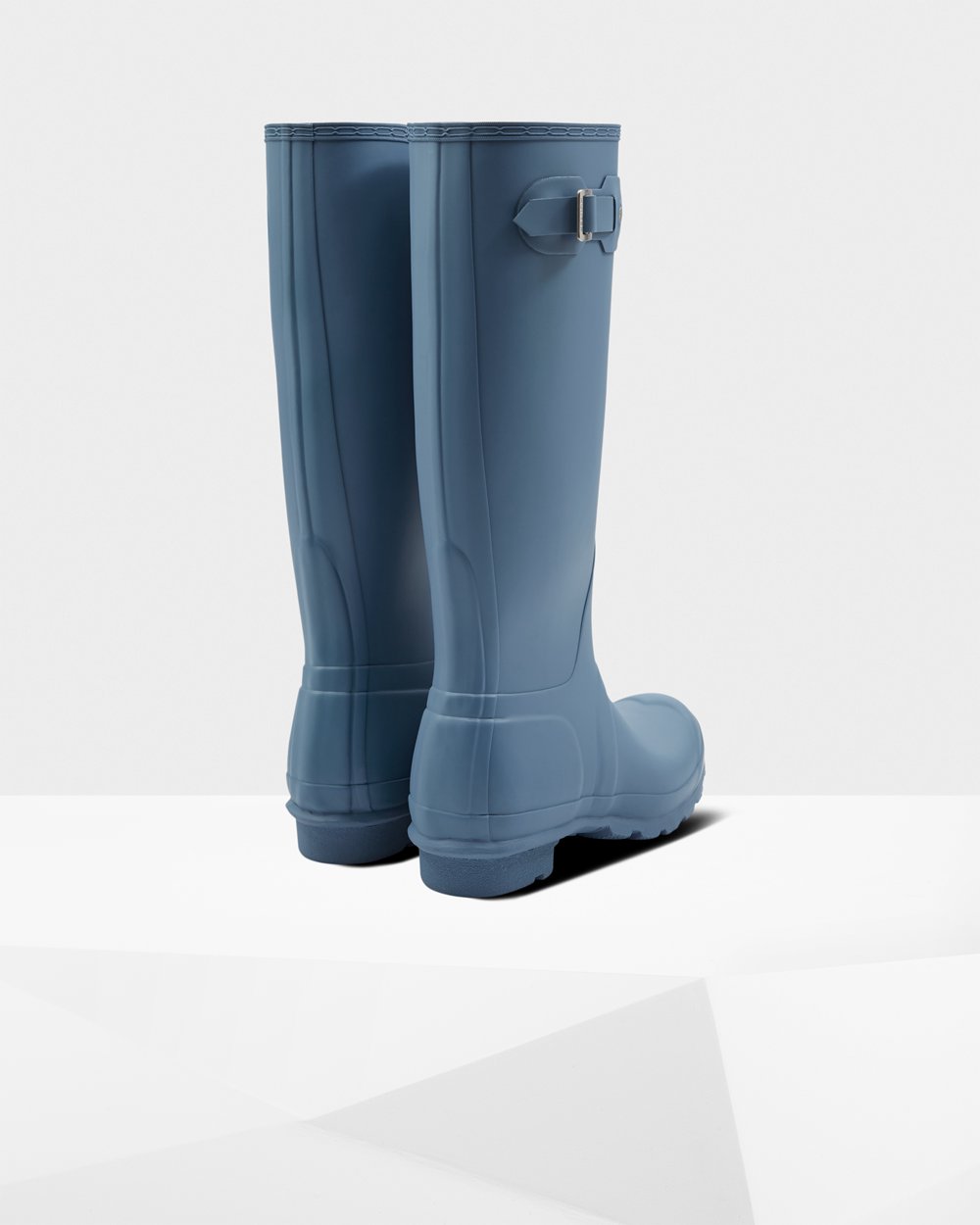 Womens Tall Rain Boots - Hunter Original (02YKNZQPU) - Blue